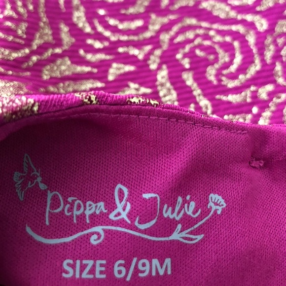 Pippa and Julie Special Occasion Baby Dress - Picture 6 of 7